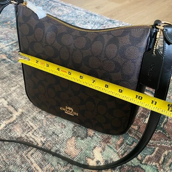 NEW COACH crossbody Ellie File Bag In Signature Canvas ๐๐ FREE SHIPPING!!! - Picture 6 of 10